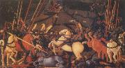 UCCELLO, Paolo The Battle of San Romano oil painting